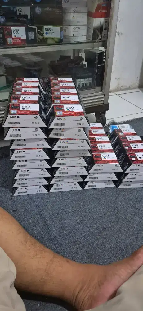 Bekas baru tinta printer