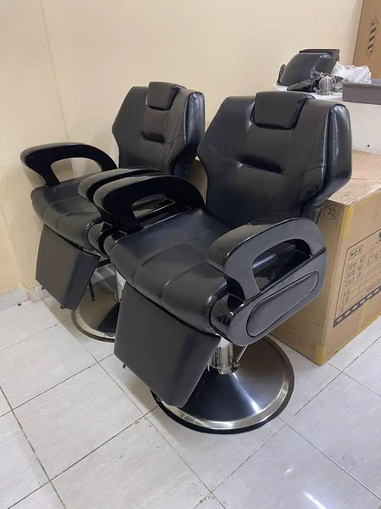 Kursi barbershop hidrolik bekas second mulus ANNIS bangku pangkas ramb