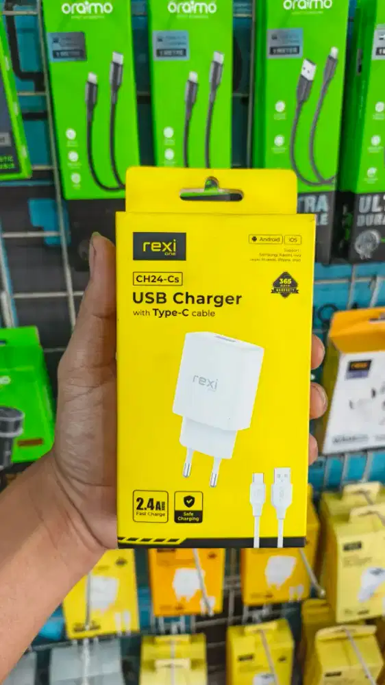 TRAVEL CHARGER TYPE C REXI CH24-Cs