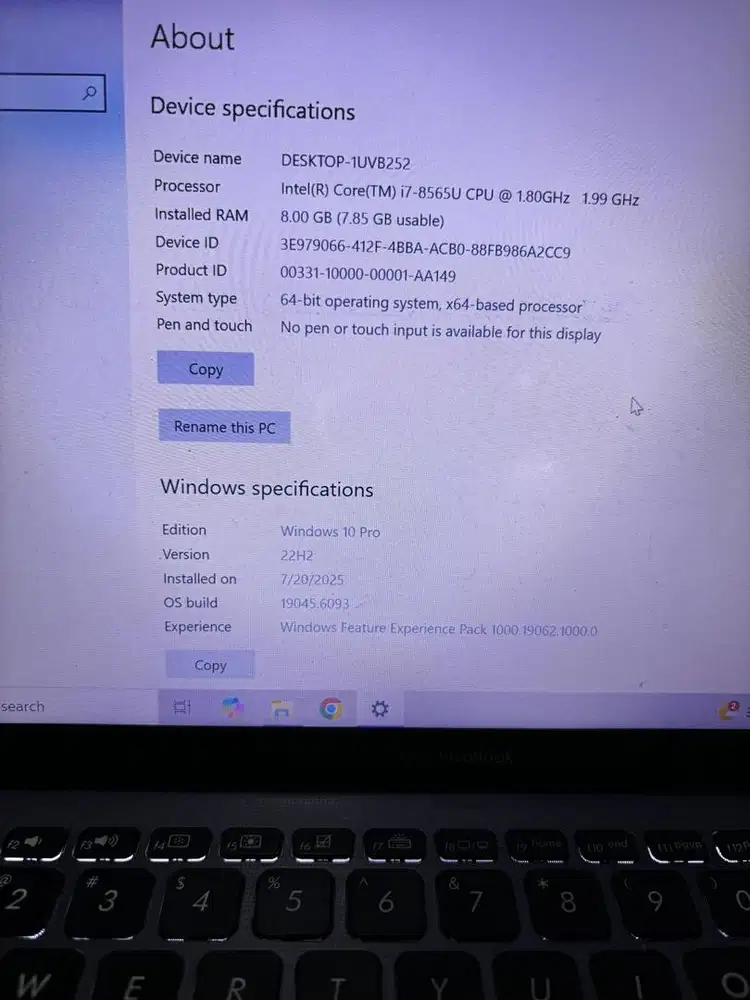 Laptop asus vivobook