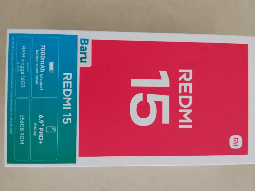 HP second Redmi 15 , 8gb +256
