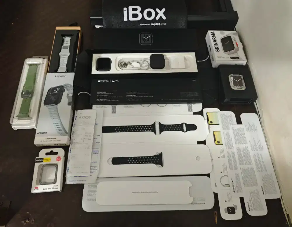 Apple watch Series 4 44mm Nike edition IBOX Resmi Fullset original