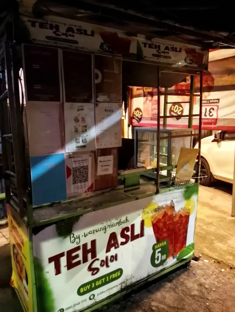 Grobak full besi ukuran 160cm x 60cm tinggi 250cm