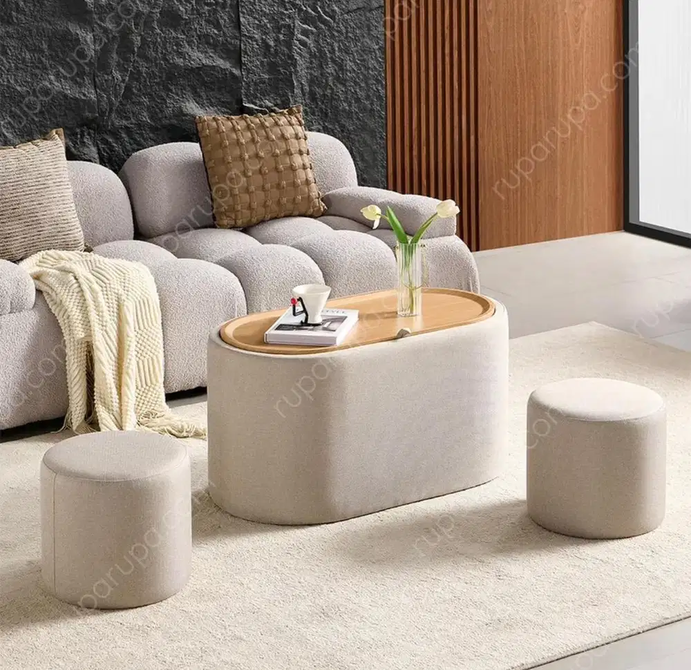 Kursi dan meja tamu set informa molly