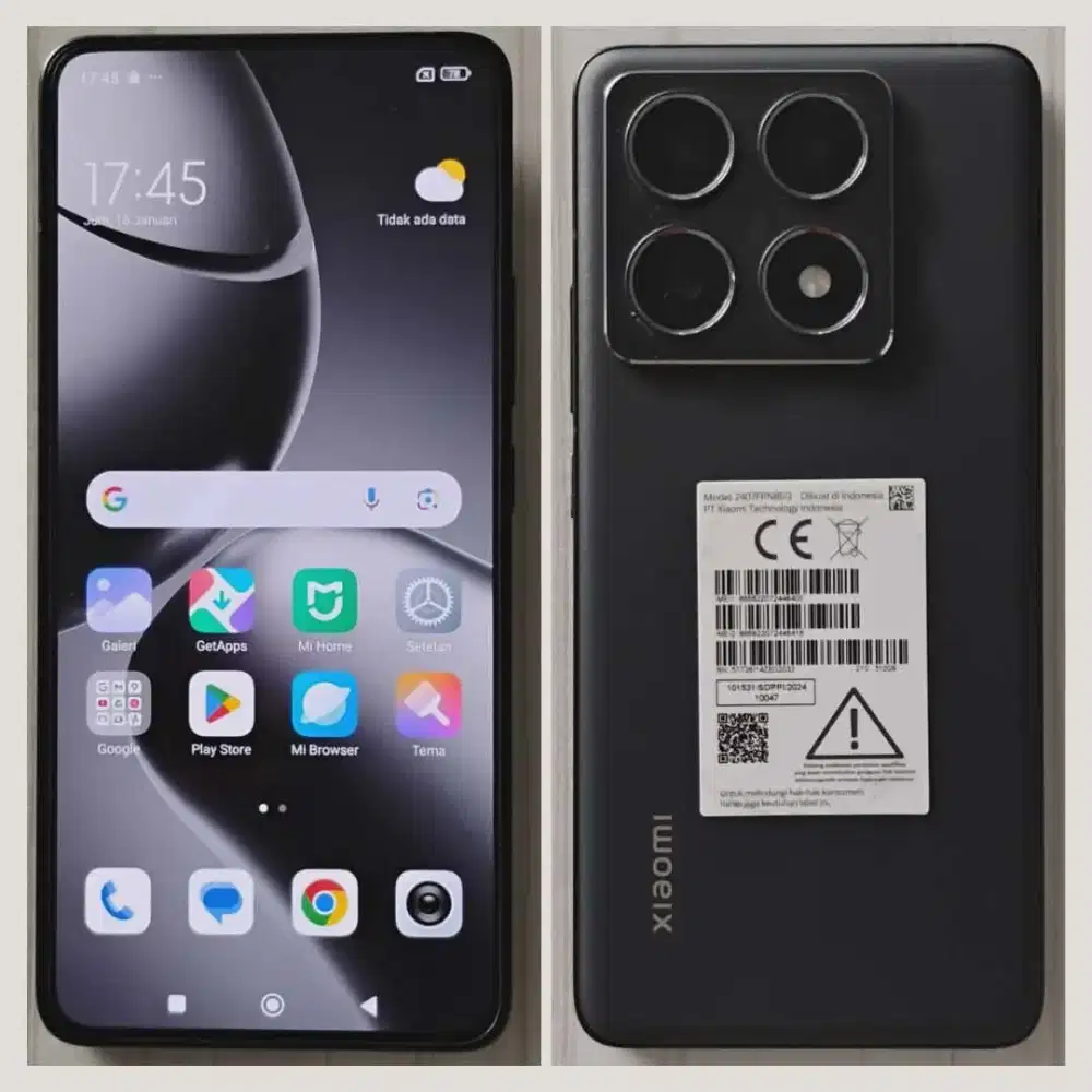 XIAOMI 14T PRO RAM 12/512 FULLSET MULUS NO MINUS