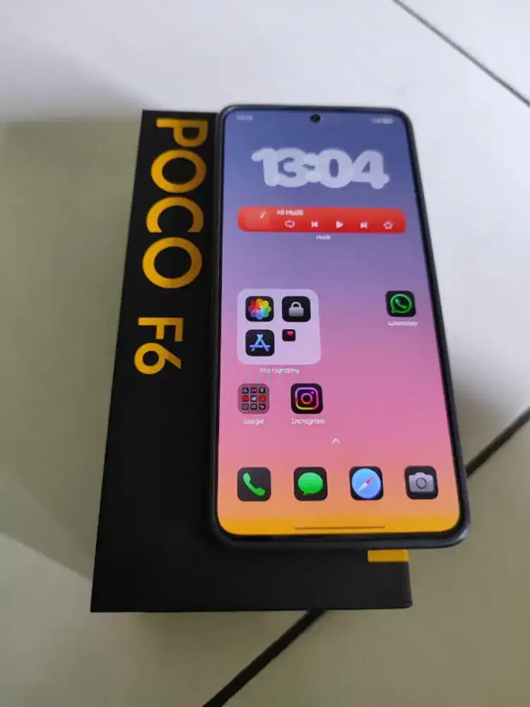 JUAL HP POCO F6 12/512 BLACK