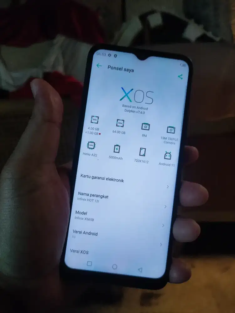 Infinix hot 12i 4+1/64