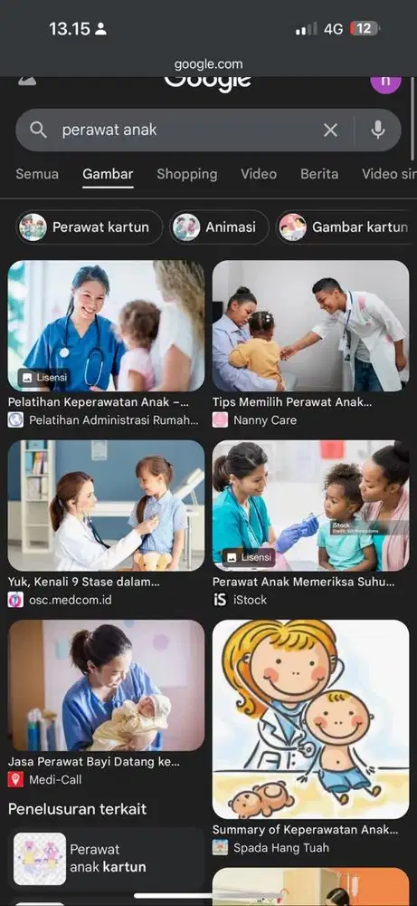 Perawat/pengasuh balita