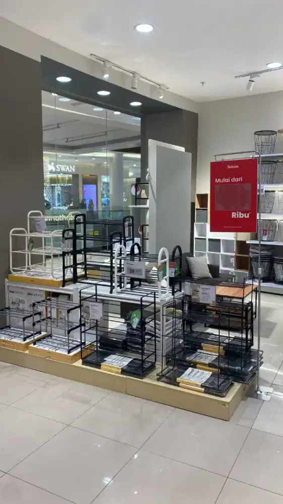 Pesta Gajian SELMA CILEGON Rak sepatu Besi diskon up tp 50%