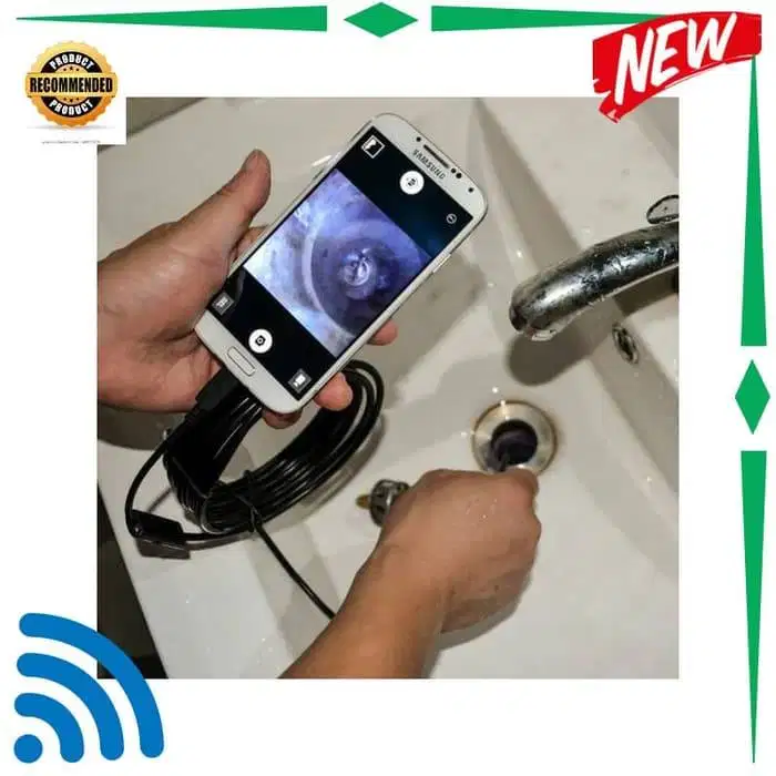 Android Camera Endoscope waterproof Kecil mini Kabel OTG 2m MO Waterpr