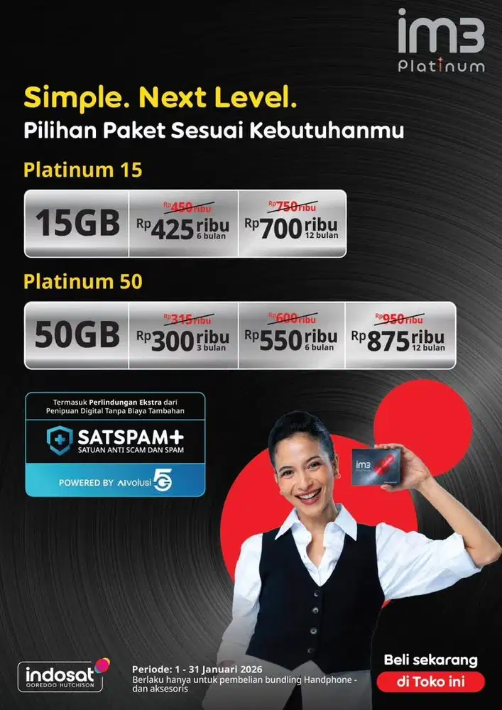 PROMO INDOSAT KUOTA BULANAN
