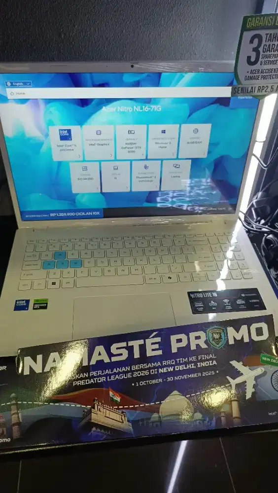 ACER NITRO LITE 16 DENGAN CICILAN 0 % HOME CREDIT