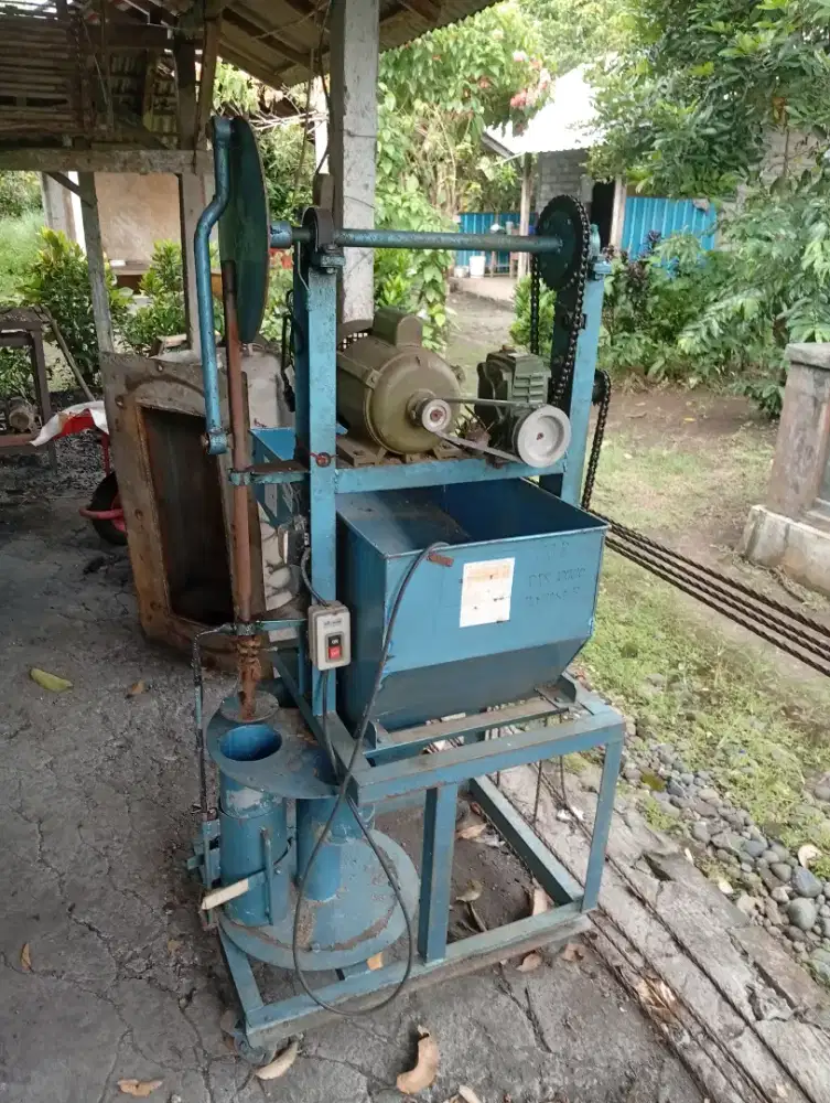 Mesin press baglog jamur otomatis