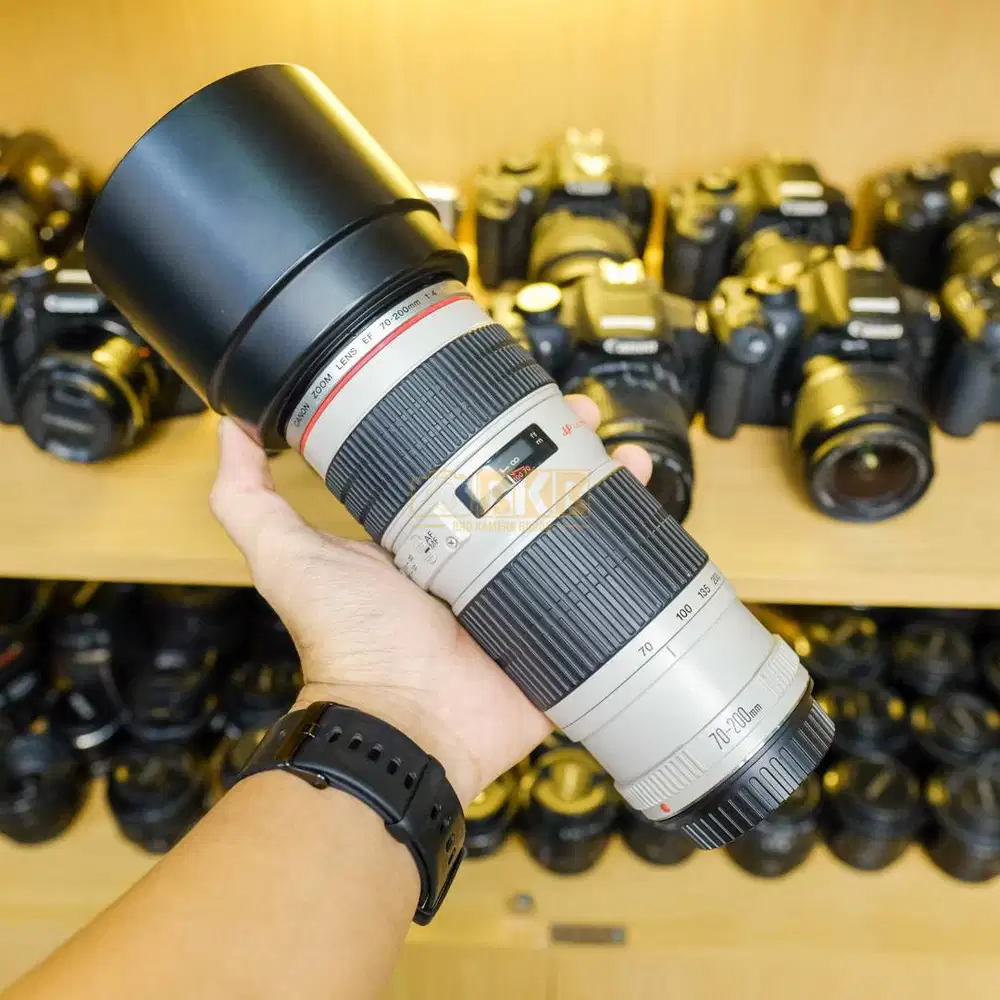 Lensa Canon 70-200mm F4 No Box Mulus