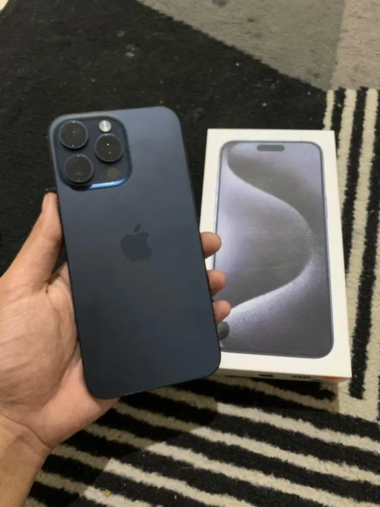 Iphone 15 promax 256gb ibox blue titanium