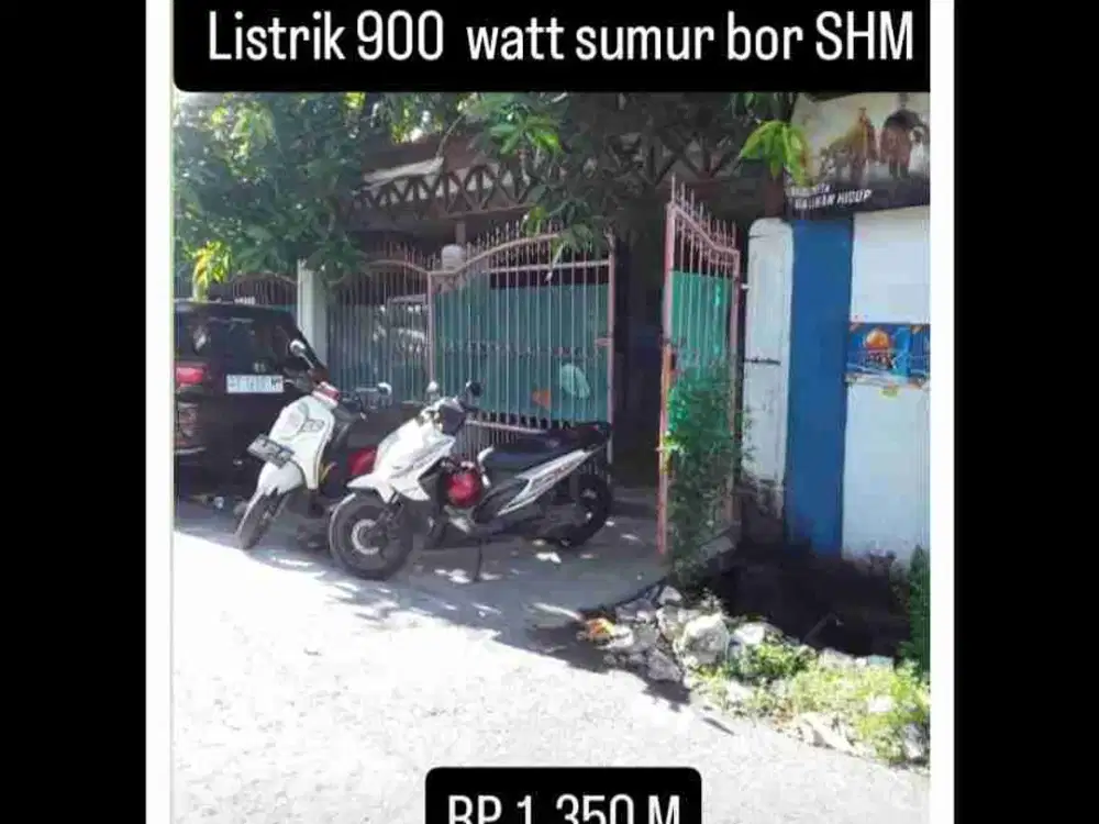 Rmh Jl Bete Bete
Rumah pertama 1 lantai 
Rumah  ke 2 , 2 lantai
Luas tanah : 9 M  x 29 M
Luas bangunan : 7 M x 29 M                   
Kamar : 5 Kamar
Kamar mandi: 2 
Listrik 900 
watt sumur bor SHM
Dekat Pabrik bakso 
Aman dari Banjir