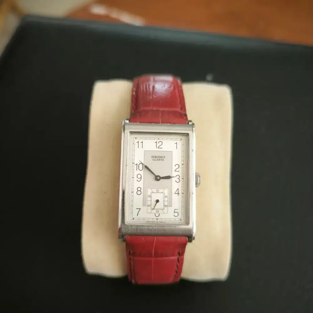 SEIKO Tank Vintage Subsecond Paladium Plated