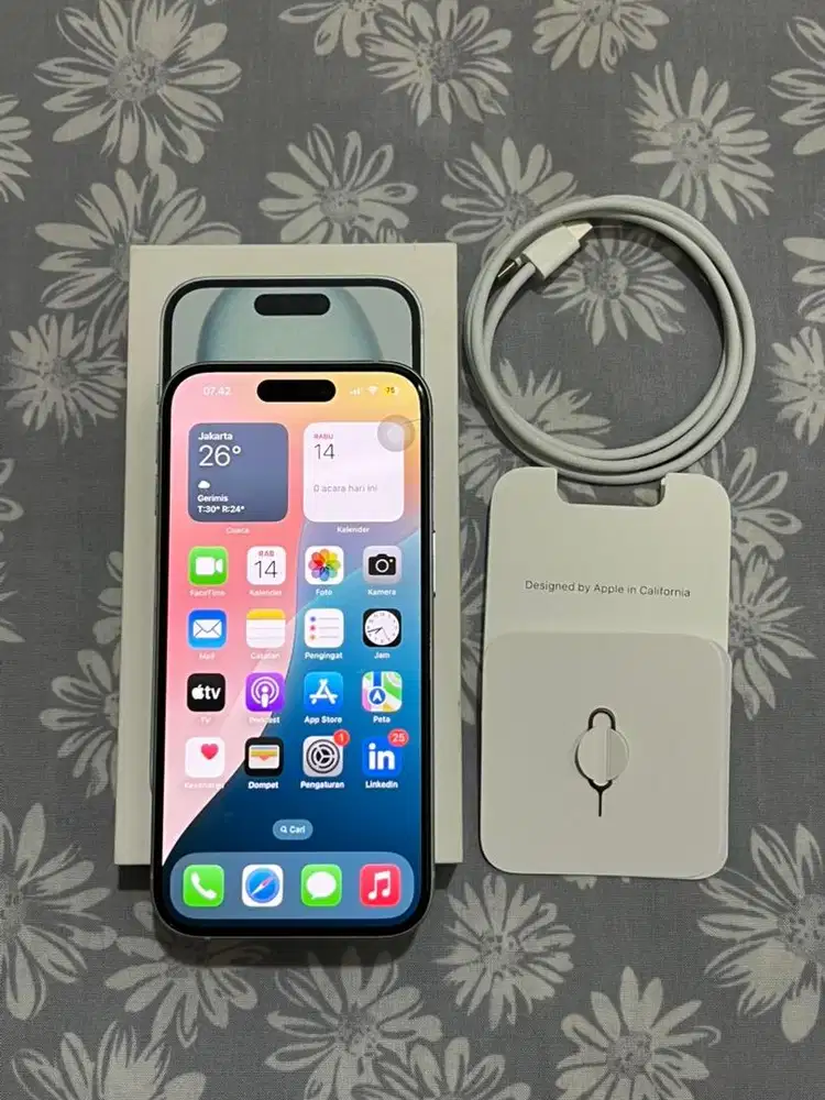 IPHONE 15 128 IBOX RESMI Fullset