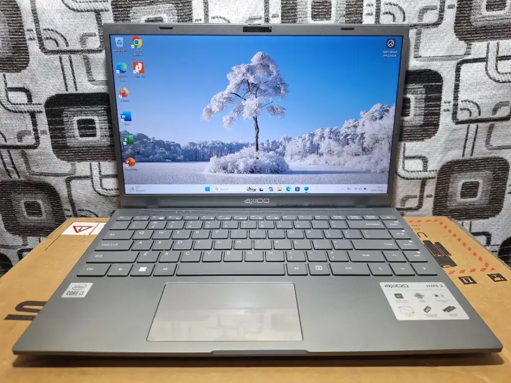 Laptop Axioo Mybook Hype 3 Core i3 gen 10 ram 8gb ssd mulus fullset