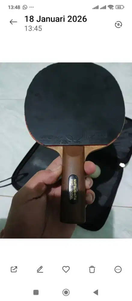 Dijual bad pimpong asli merk butterfly matsushita