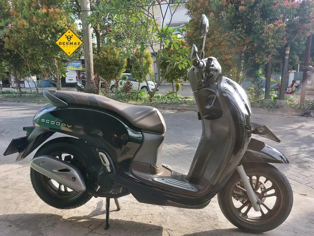 (DP 300 Rb)‼️ Honda Scoopy Prestige Keyless Hitam Mulus 2022