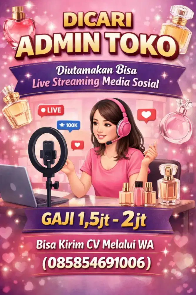 Lowongan pekerjaan di toko parfum