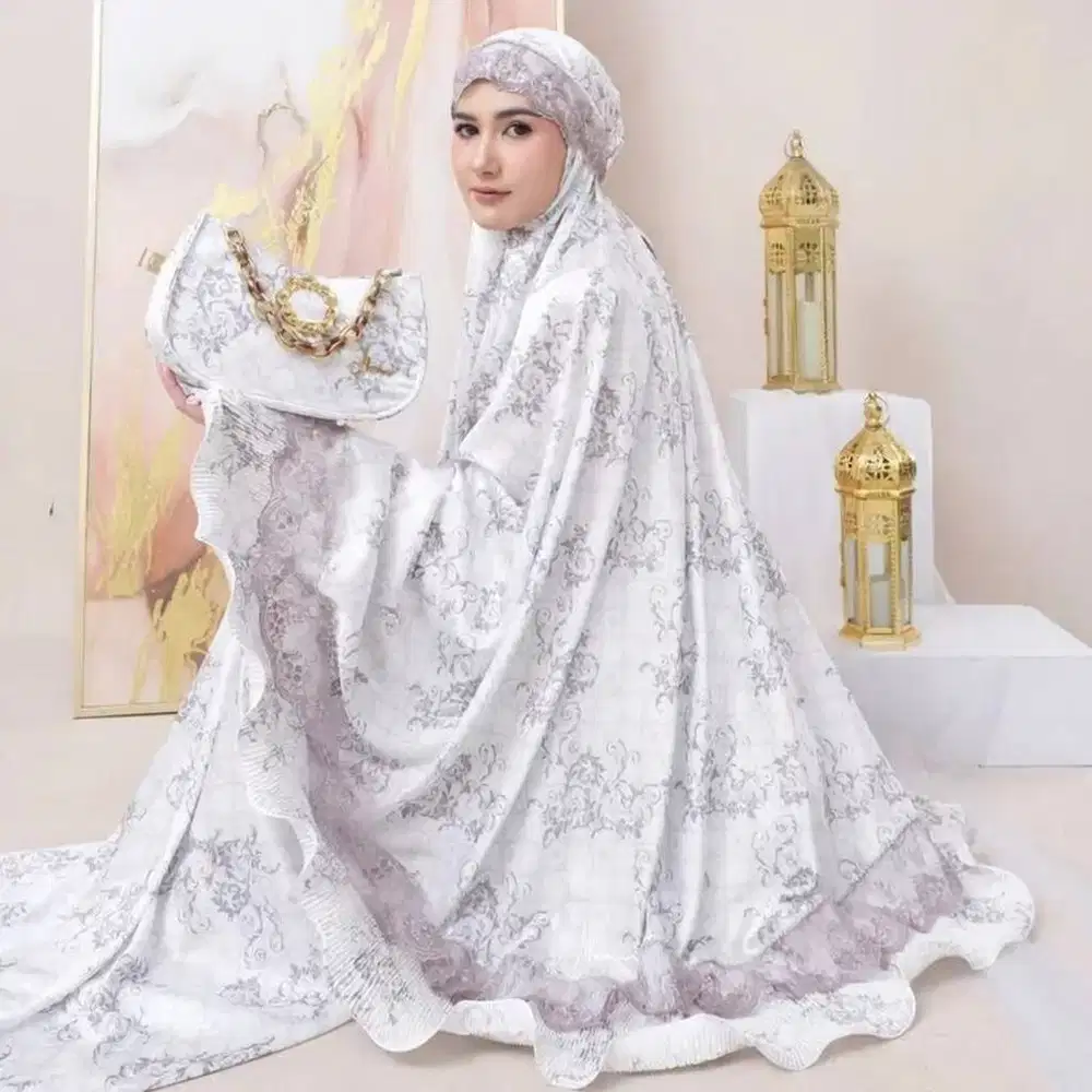 Mukena Dewasa Armani Silky Premium Jumbo Model 2in1