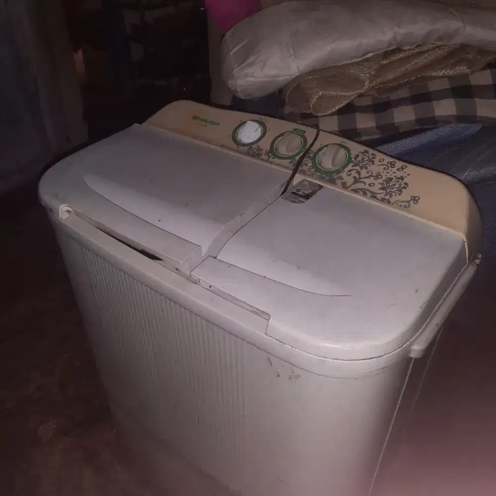 Mesin cuci shap 2 tabung