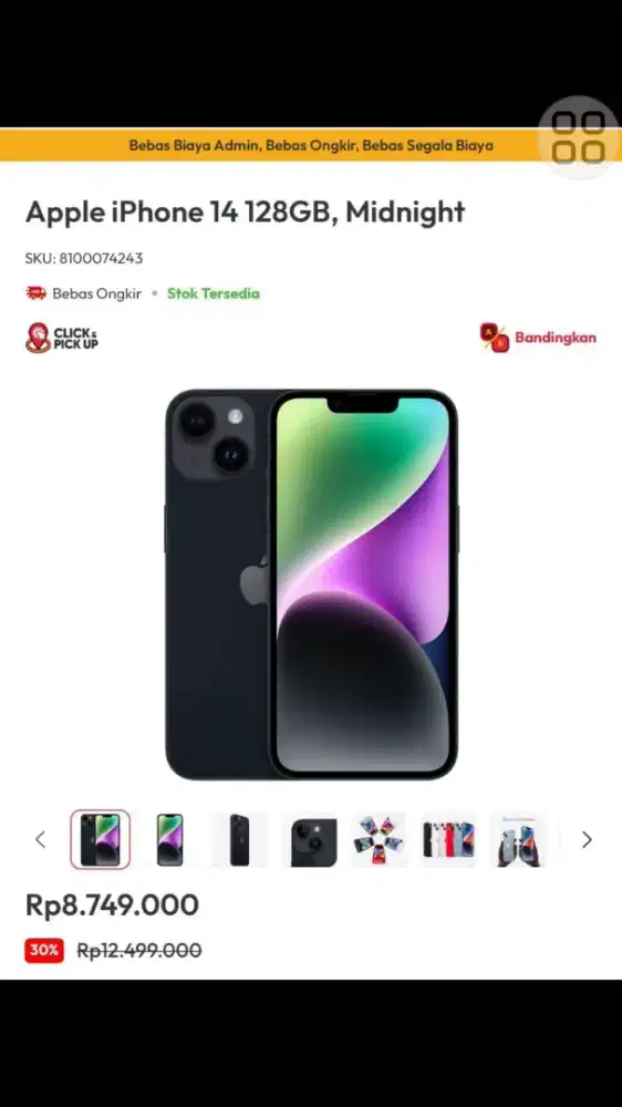 KREDIT CICILAN HOME CREDIT INDONESIA TANPA DP 0% IPHONE 14