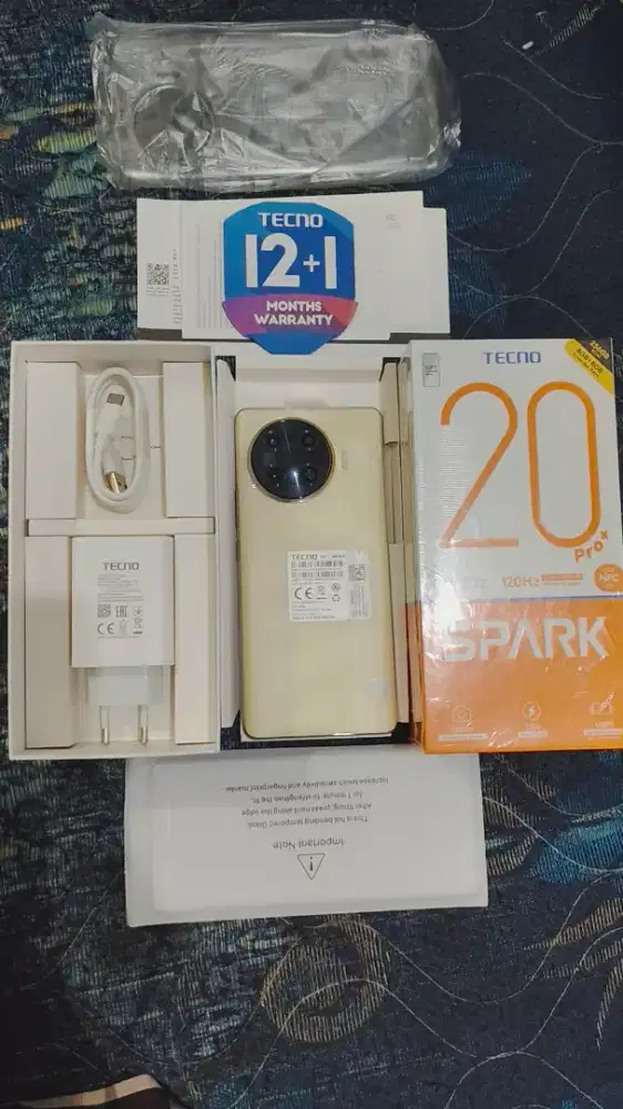 Tecno spark 20 pro plus 8/256 Mulus Fulshet Bergaransi Panjang