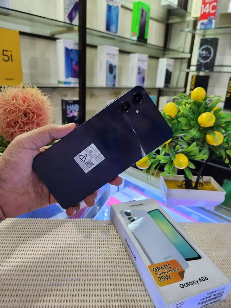 Samsung A06 Ram (4+4) 8Gb/128Gb Fullset Mulus Original 100% Bergaransi