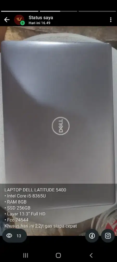 Laptop Dell latitude 5409