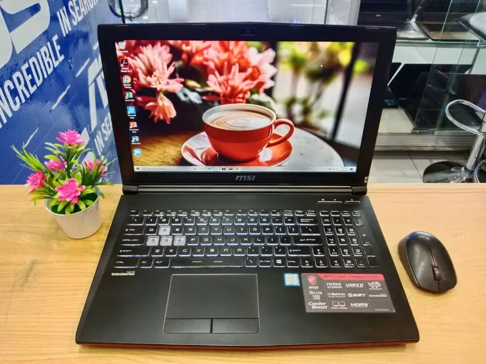 PROMO JANUARY LAPTOP GAMING MSI GE62 -6QC CORE i7 RAM 16GB SSD 256GB