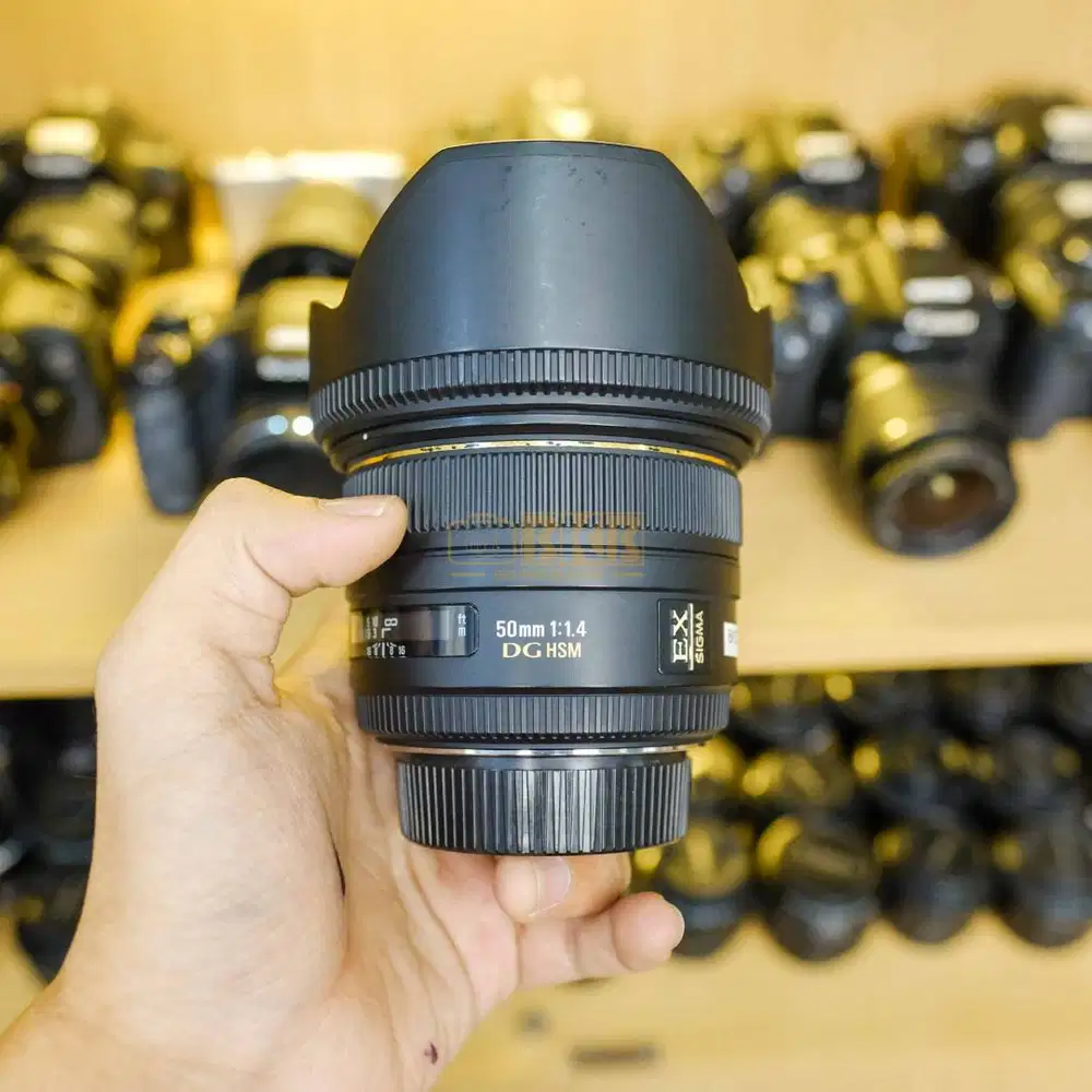 Lensa Sigma 50mm 1.4 DG HSM for Nikon No Box Mulus