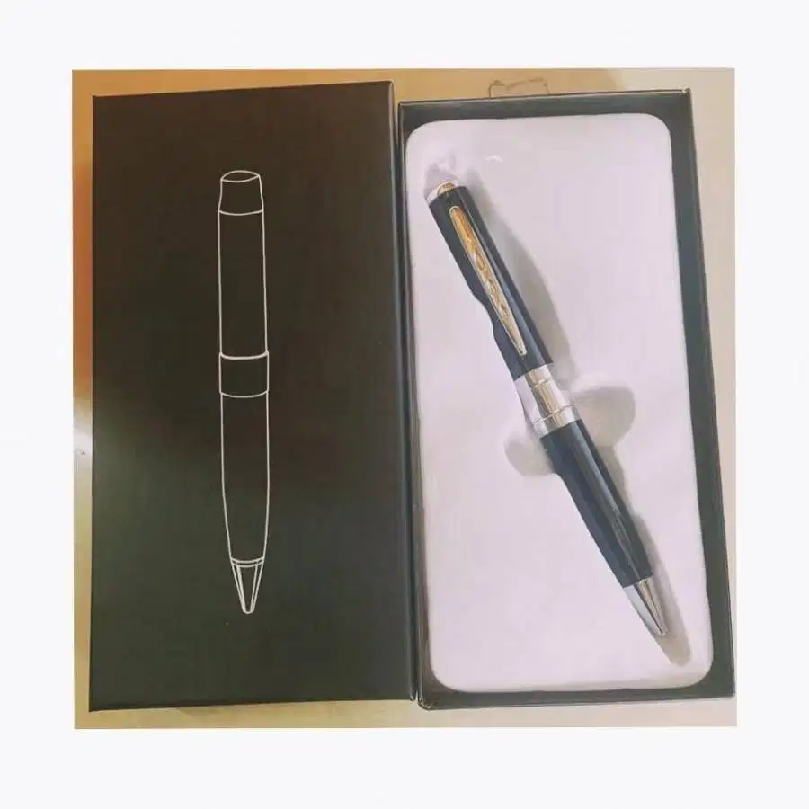 Pulpen Video Kamera Camera Spy Cam Slot Memory Silver Perak Bisa Tulis