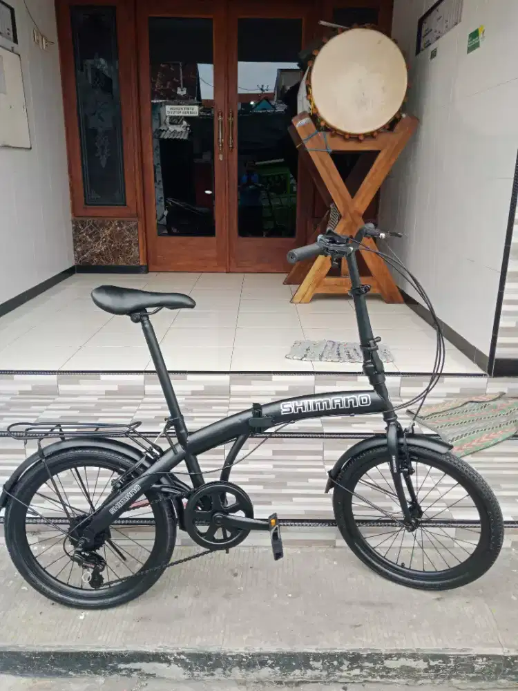 Sepeda Lipat BASIC EXOTIC 7 SPEED CUSTOM BAGUS UK20 SIAP PAKE BSA NEGO
