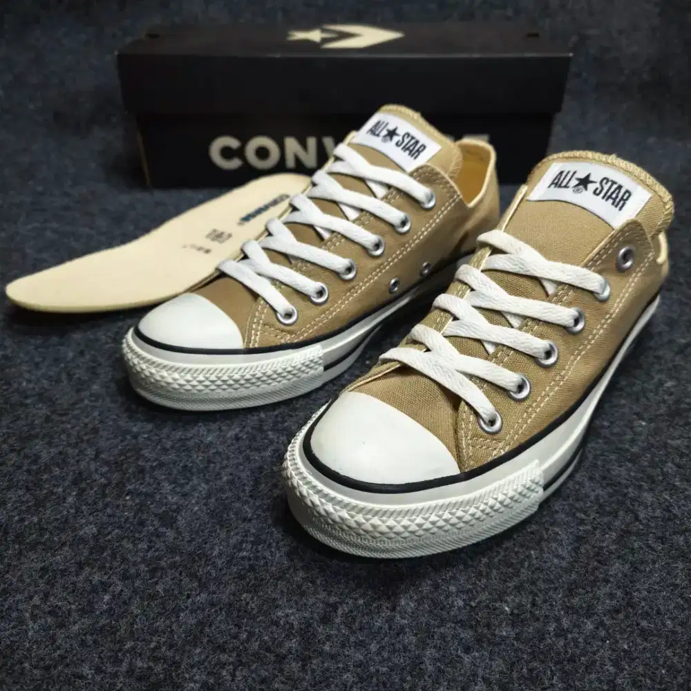 Converse low beige khaki Japan market