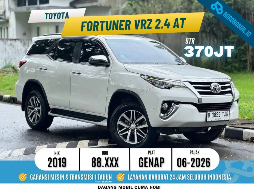 Toyota Fortuner 2.4 VRZ Diesel 2019 Low KM | Pajero Mux Terra Innova
