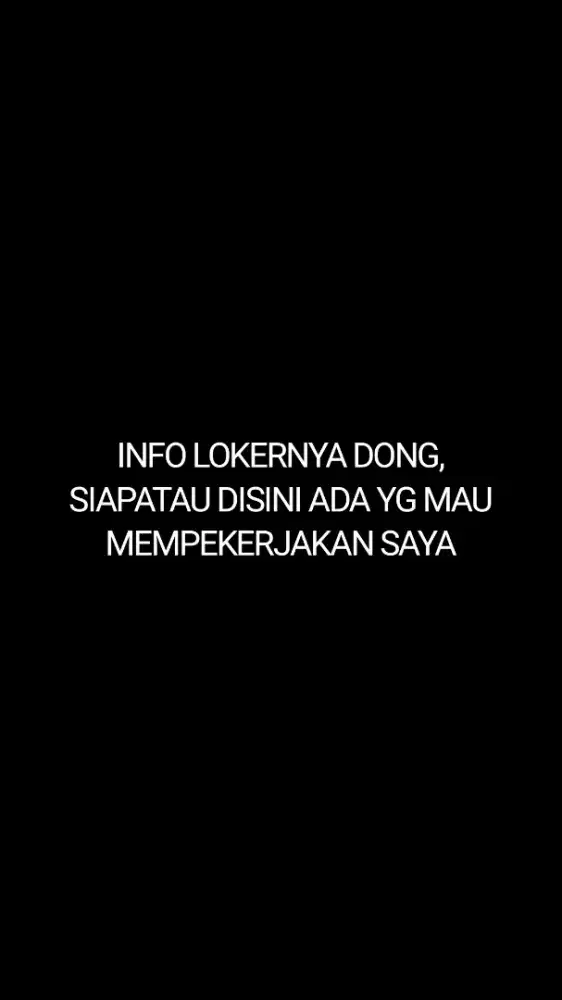 Info lokernya..