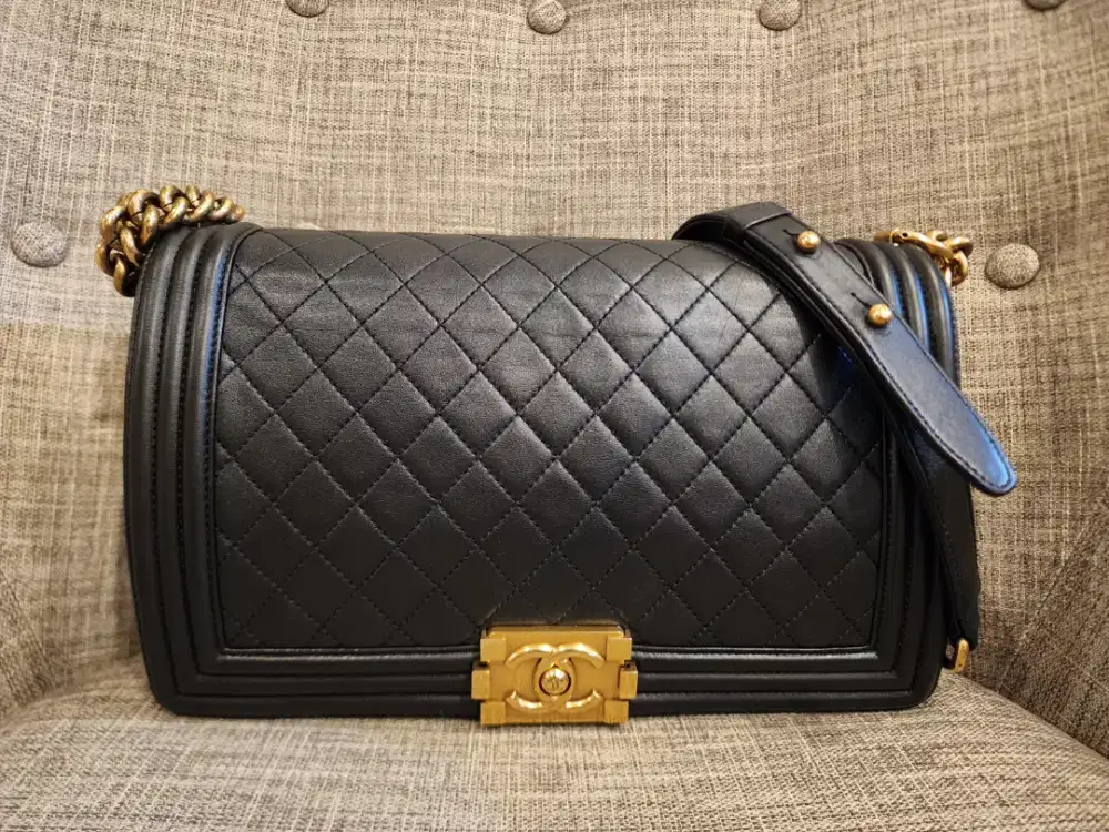Authentic Chanel Boy