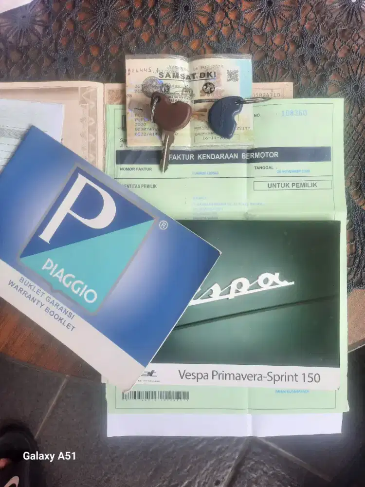 Di Jual Vespa Primavera IGET150ABS tahun 2020