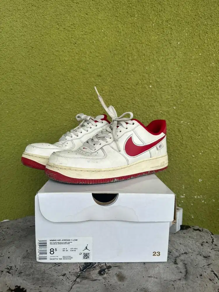 Nike Air Force 1 Low White Red [Preloved]