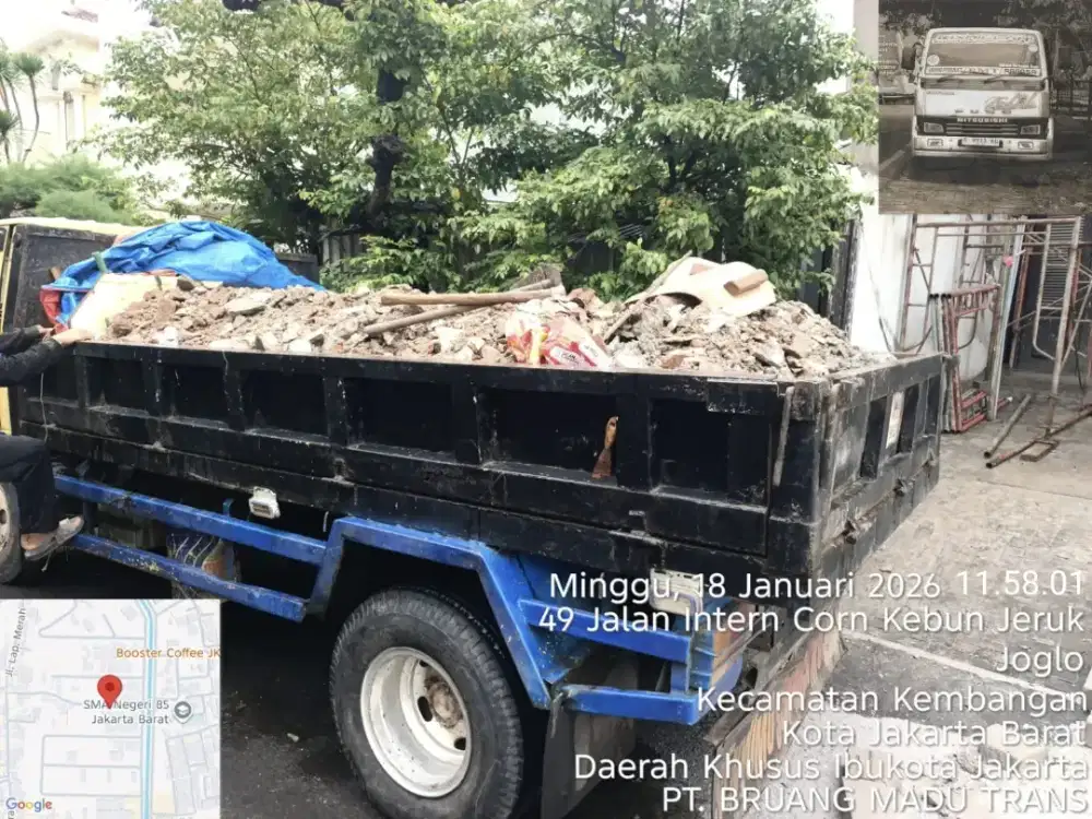 Jasa buang puing dan sampah
