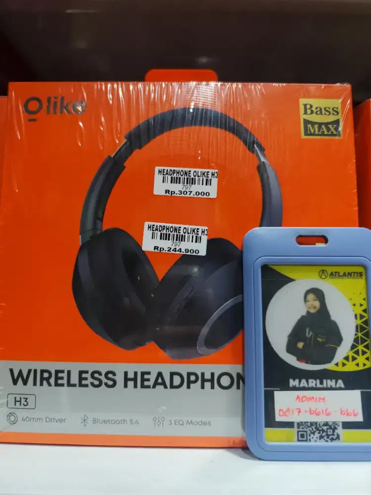 HEADPHONE OLIKE H3  |  ATLANTIS DAHSYAT