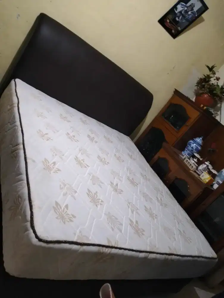 spring bed king of full latex