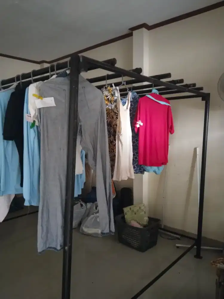 Jual jemuran besi kuat sistem bongkar pasang