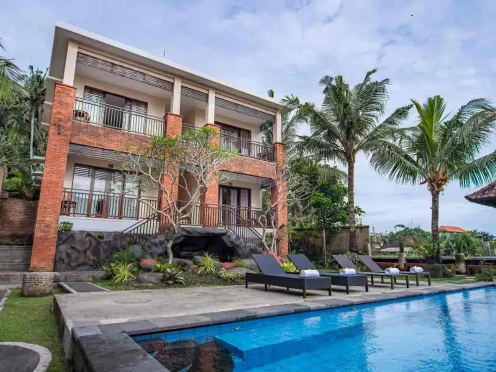 Villa di kontrakan,dengan view yg menawan lokasi pengosekan ubud