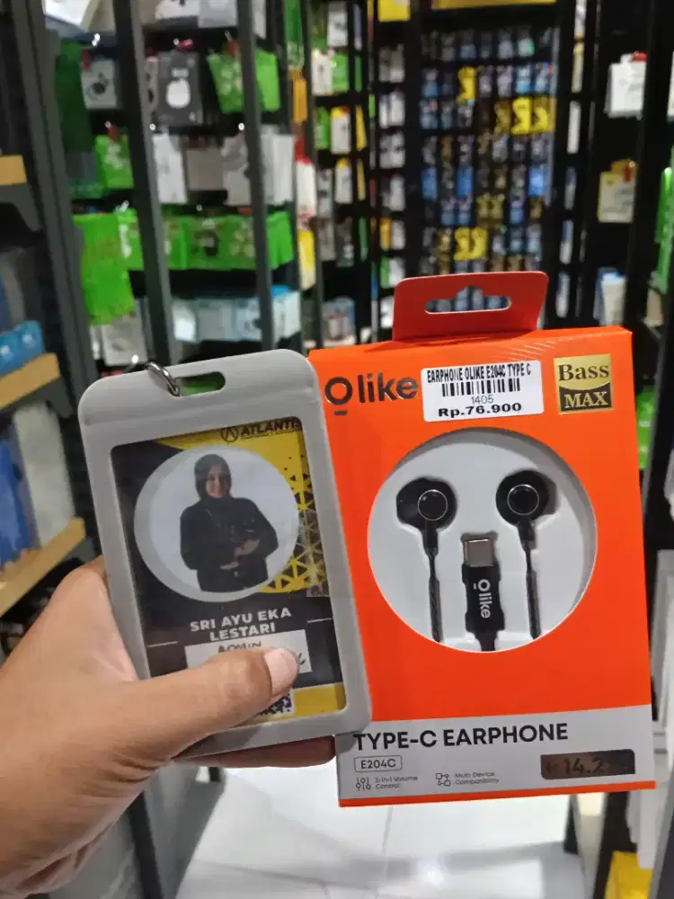 EARPHONE OLIKE E204C TYPEC ATLANTIS DAHSYAT