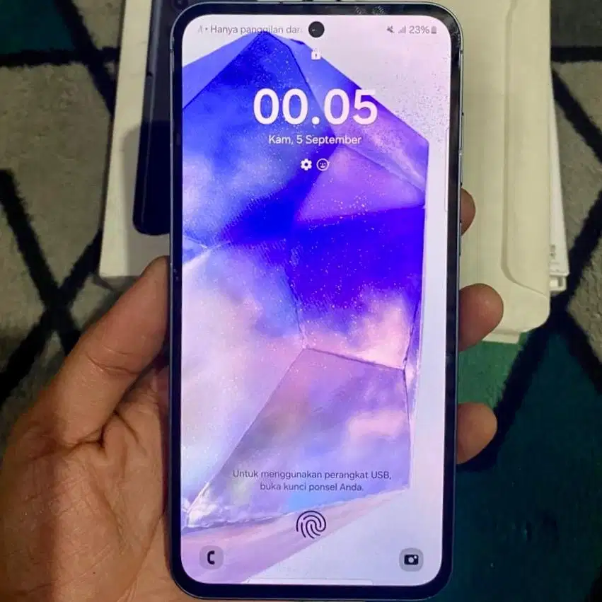 Samsung a55 ram 8 / 128 resmi sein fullset original