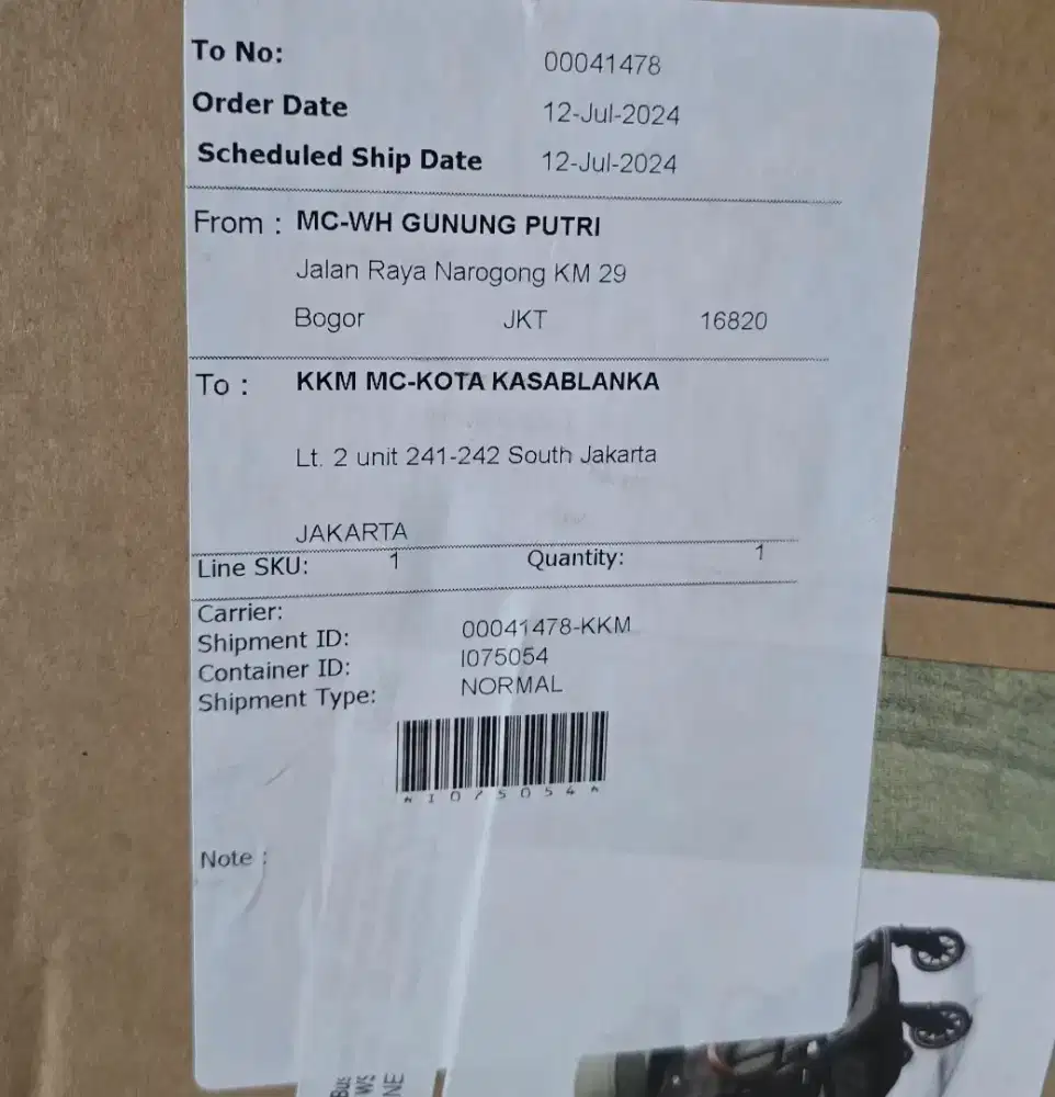 JOIE Signature Parcel Stroller up to 22KG